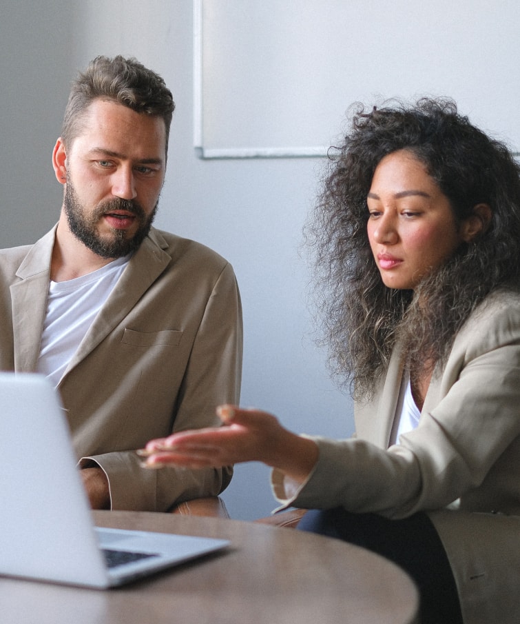 Remote professionals working